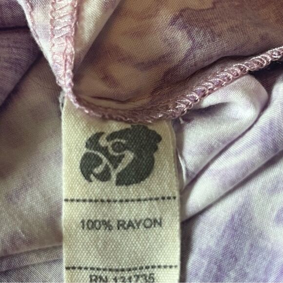 Margaritaville Batik Lace Rayon Purple Swim Cover Up Tunic L Large - Picture 7 of 11